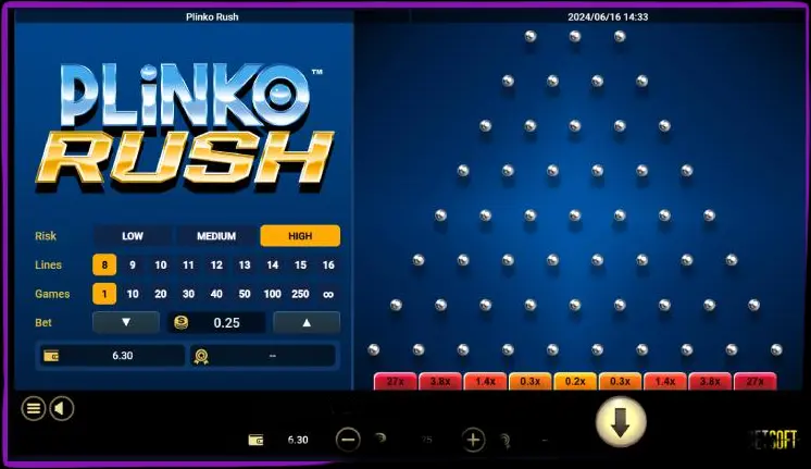 Gioca a Plinko su smartphone.